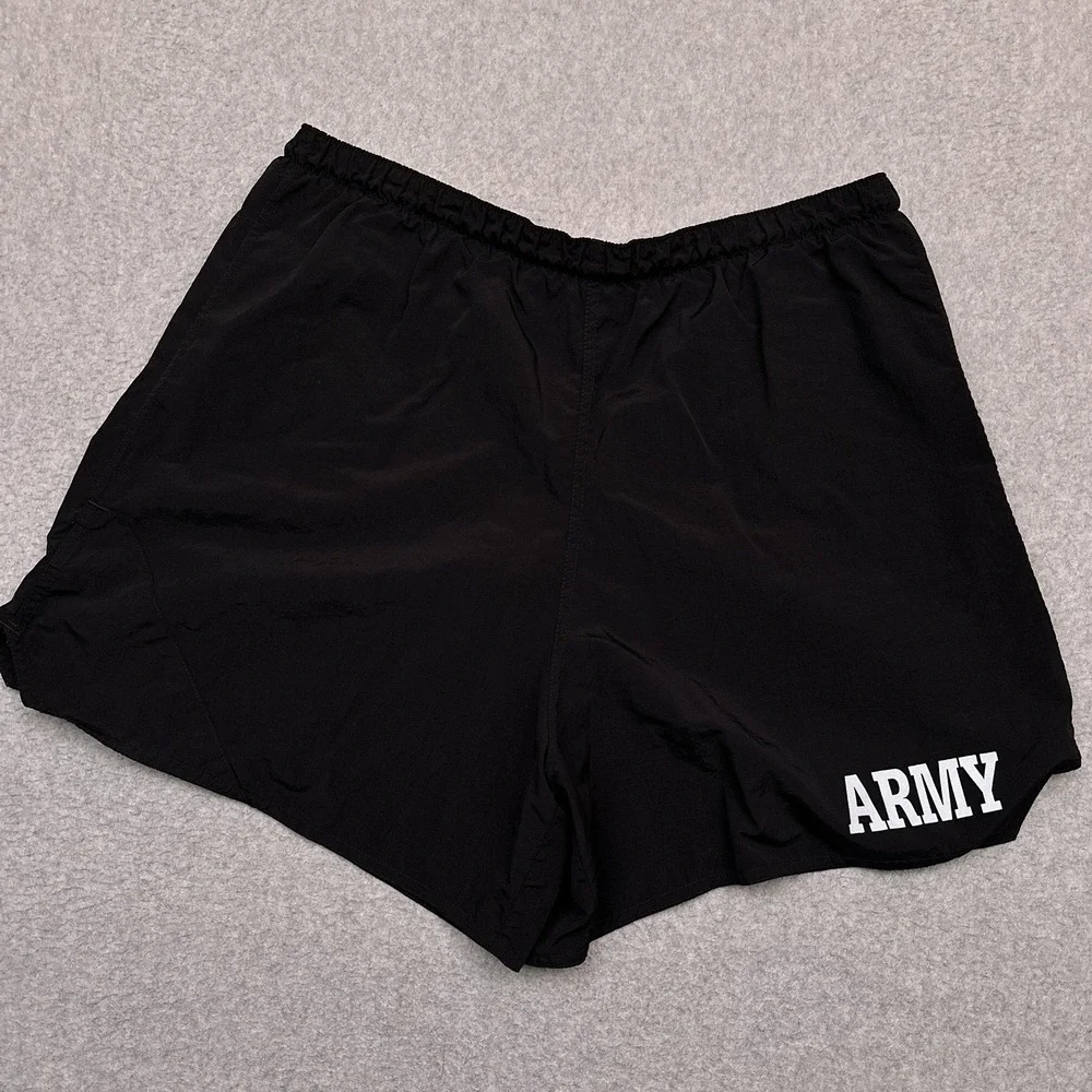 US Army Physical Fitness‎ Uniform Trunks Shorts Men's XL Black Exercise 5